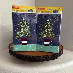 🎄American Greetings Christmas “Money & Gift Card” Holders Bundle Lot of 2